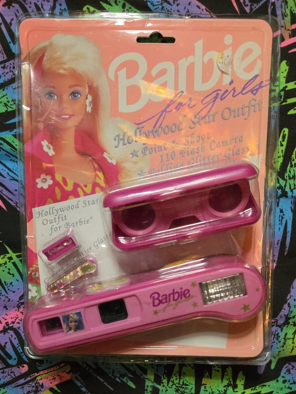 VTG 1993 Barbie Hollywood Star Outfit Point And Shoot Camera